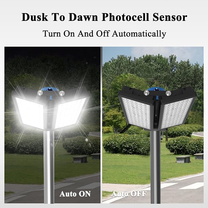 2 Pack 100W LED Parking Lot Light 28000LM Barn Lights - Image 7