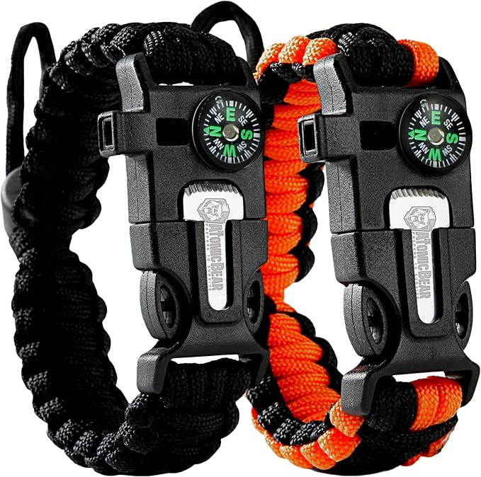 Atomic Bear Paracord Bracelet by TheAtomicBear