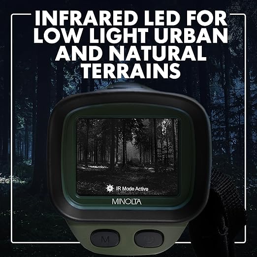 Minolta 6x25 Digital Night Vision Monocular w/Built-in 4K HD Video Camera - Image 4