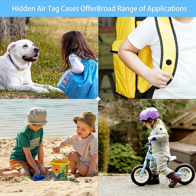 for Air Tag Holder for Kids, Hidden GPS Tracker Case - Image 6