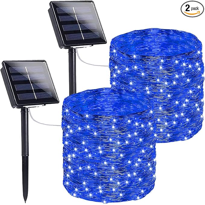 Extra-Long 144FT Solar String Lights by SANJICHA