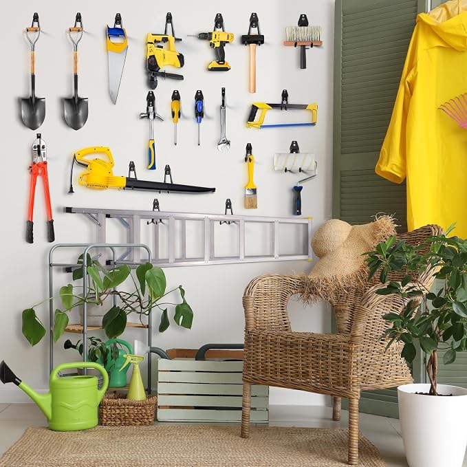 LANDNEOO Garage Hooks, Heavy Wall Mount Duty Hooks - Image 7