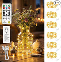 6 Pack Rechargeable Fairy Lights by SINAMER