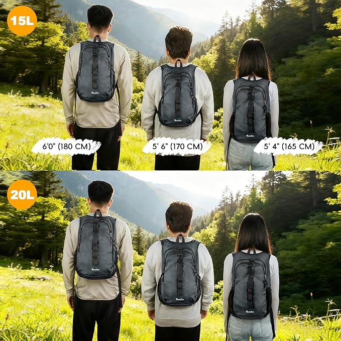 Seektop 15L Small Hiking Backpack - Image 5
