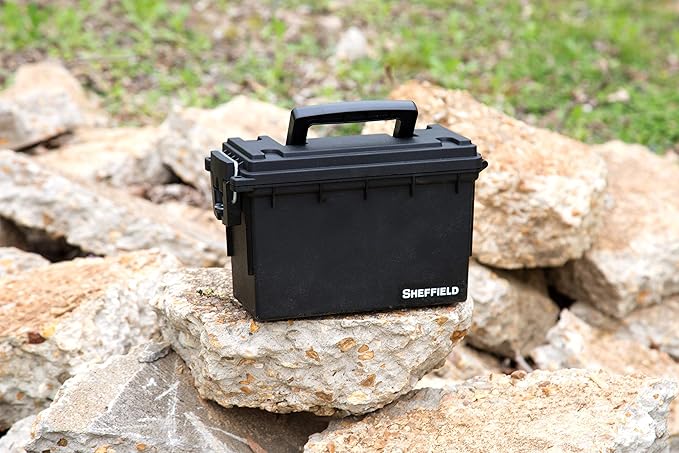 Sheffield Ammo Storage Box, .30 Cal Stackable | Water and Dust Resistant | - Image 8