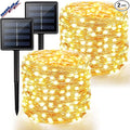 2Pack Solar String Lights Outdoor, 80FT 200LED Solar Fairy Lights, Waterproof by BHCLIGHT