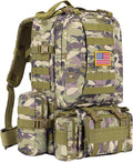 CVLIFE Tactical Backpack Military Army Rucksack 60L Large Assault Pack by CVLIFE