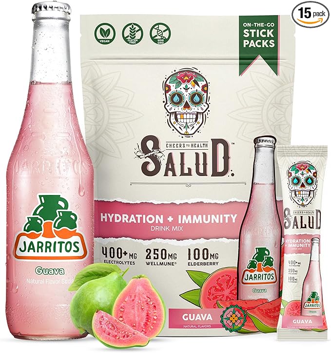 Salud x Jarritos 2-in-1 Hydration Packets + Immunity Electrolytes Powder by TasteSalud