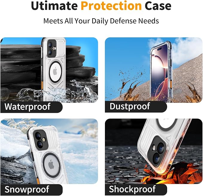 for iPhone 16 Waterproof Case, Compatible - Image 4