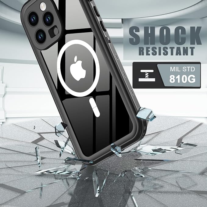 for iPhone 14 Pro Max Case Waterproof, Full-Body Hard Case Built-in - Image 4