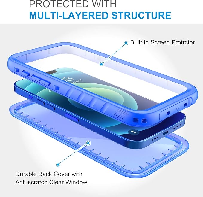SPORTLINK Compatible with iPhone 12 Pro Max Waterproof Case - Image 4