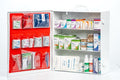 3-Shelf Metal 1st Aid Cabinet Class A, Large Capacity First Aid Wall Mount by HomePage