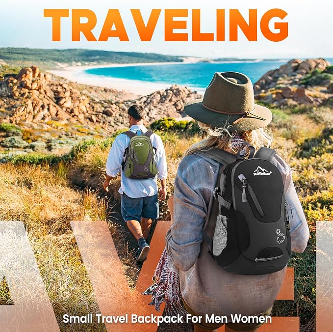 sunhiker Small Hiking Backpack Women Men 20L Lightweight Travel Backpack - Image 6