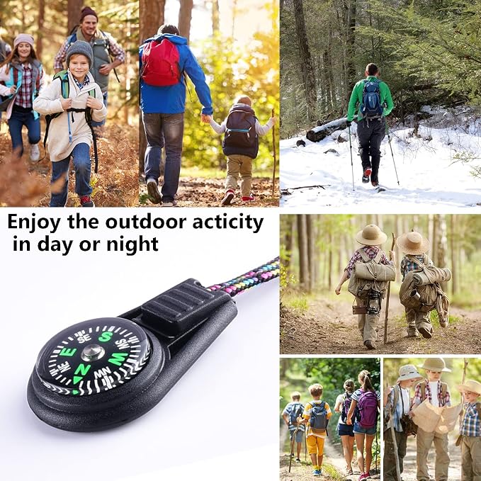 50 Pack Compass for Kids Mini Compasses Bulk Kids Toy Compass for Party - Image 6