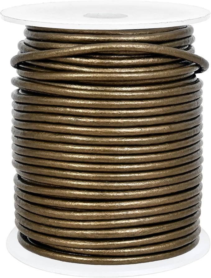 GENIQUE Real/Genuine Round Leather String Cord - Image 3