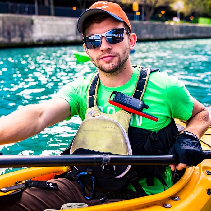 Motorola Solutions T210 Two-Way Radio Black W/Red Two-Pack - Image 5