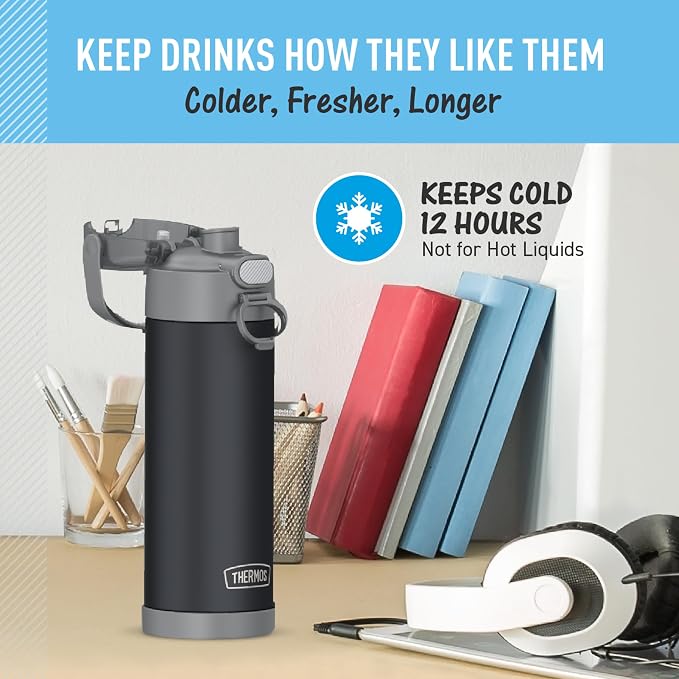 THERMOS FUNTAINER 16 Ounce Stainless Steel Vacuum Insulated Bottle - Image 6
