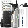 32oz Insulated Water Bottle, BPA Free&Leak Proof, Stainless Steel Water Flask by Watersy