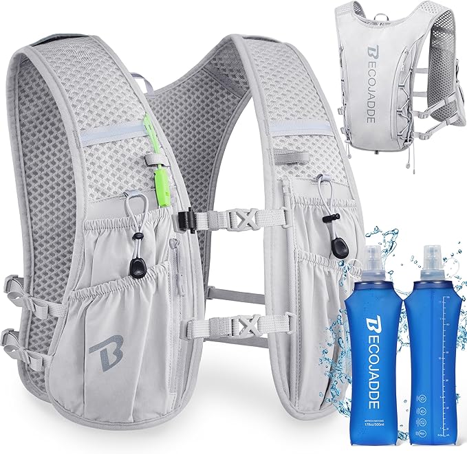 BECOJADDE Running Vest Hydration Backpack by BECOJADDE