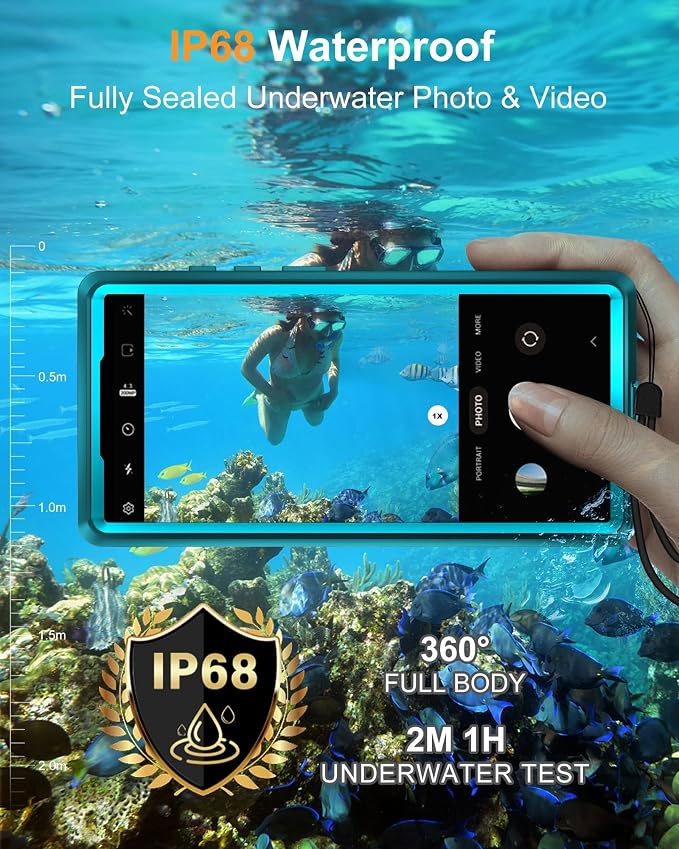 for Samsung Galaxy S25 Ultra Waterproof Case, Magnetic Heavy Duty Military - Image 3