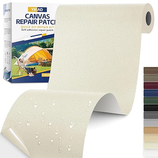 Fabric Repair Tape, Self Adhesive Canvas Repair Patch, Waterproof Outdoor by Unknown