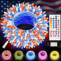 LitHome 33Ft 100 LED Color Changing Christmas String Lights, 35 Colors 9 Modes by LitHome