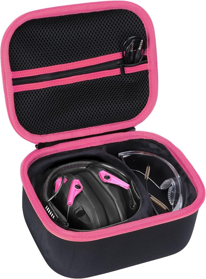 Storage Case Compatible with Walker's Razor Slim Shooting Hearing Protection by Peyyargo