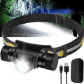 Headlamp Rechargeable, 1200 Lumen Zoomable LED Head Lamp by Rugtol