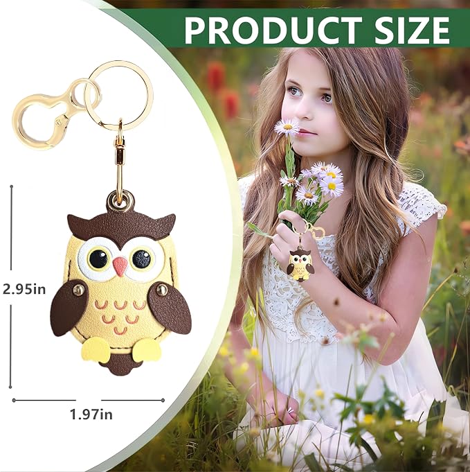 Leather Keychain Holder Case Compatible - Image 2