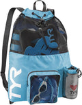 TYR Big Mesh Mummy Backpack for Swim, Gym and Workout Gear, 40-Liter Capacity by TYR