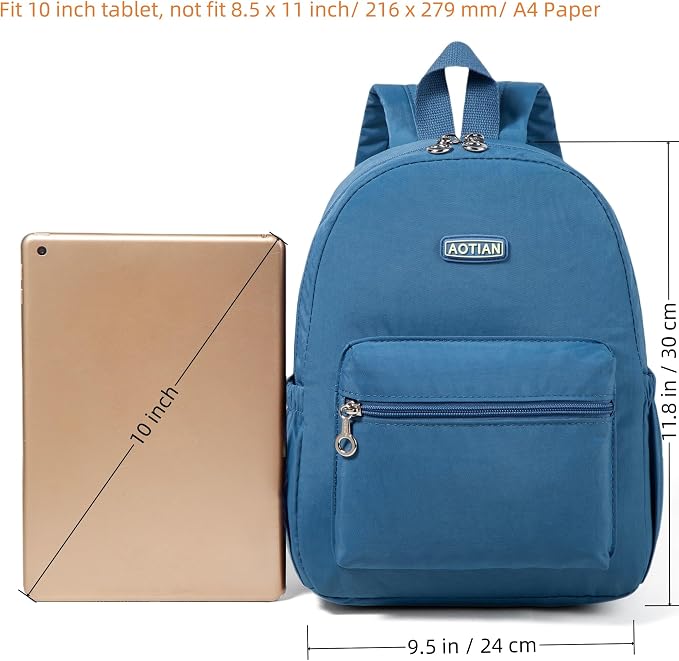 AOTIAN Mini Lightweight 11.8 Inch Backpack Durable Travel Hiking Women and - Image 3
