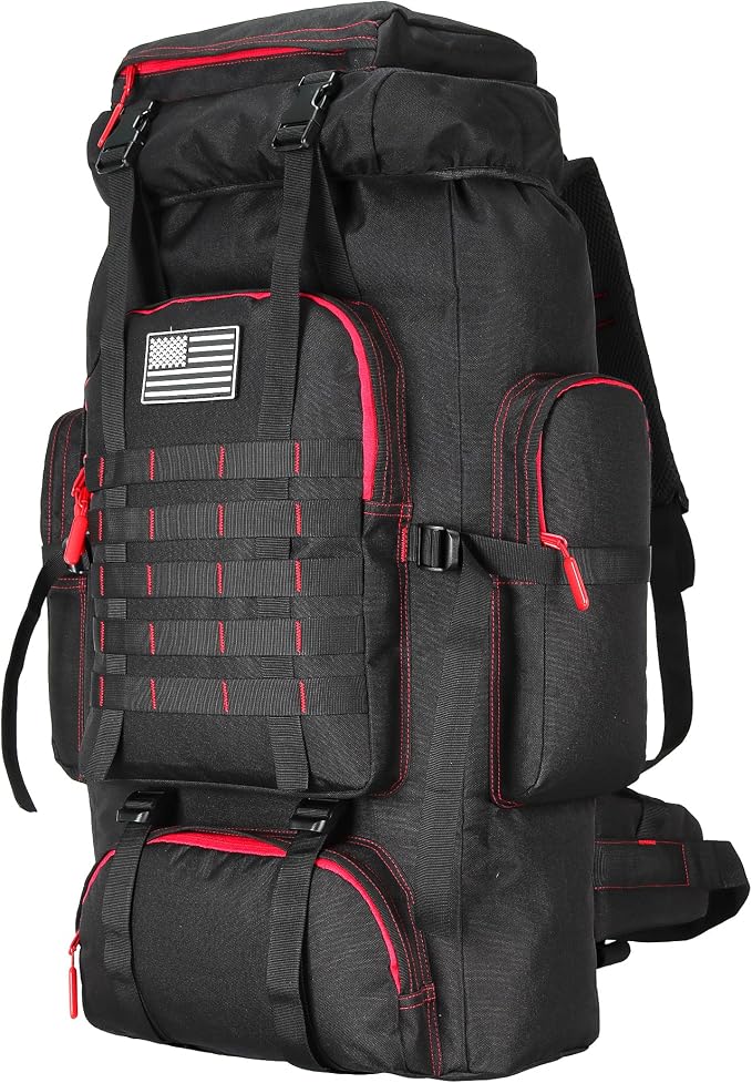 Hiking Backpack for Men 70L/100L Camping Backpack Military Rucksack Molle 3 by W+WINTMING
