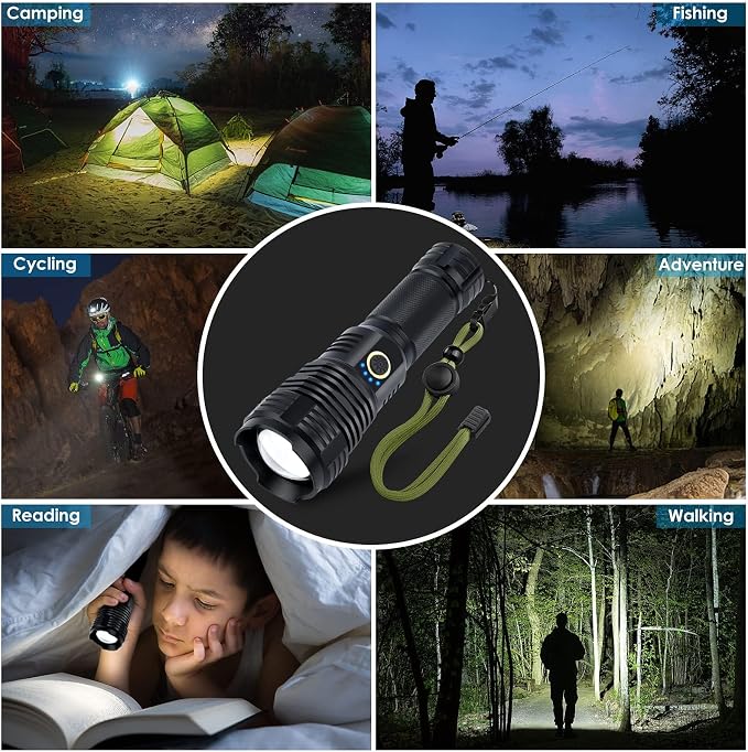 Rechargeable Flashlights 2000.000 High Lumens, Super Bright Flashlight - Image 6