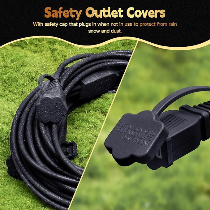 25FT Outdoor Extension Extension Cord - Image 5