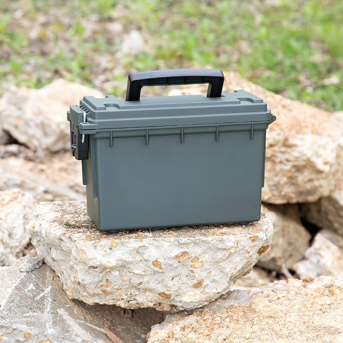 Sheffield 12626 Ammo Storage Box, Stackable .30 Cal Field Boxes, Water and Dust - Image 8