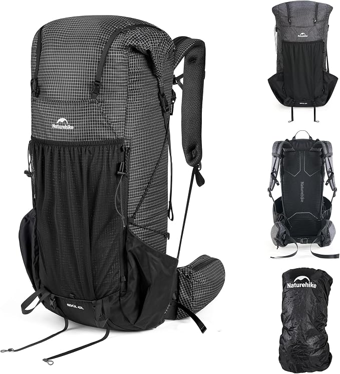 Naturehike 45L Rock 2.0 Upgraded Internal Frame Hiking Backpack by Naturehike