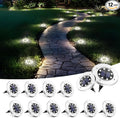 SOLPEX Solar Lights Outdoor Waterproof, 12 Pack Solar Ground Lights, Solar by Solpex