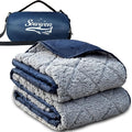 Waterproof Outdoor Blanket 92”X 60” Packable, Stadium Blankets by sowwon