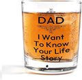 Nogrit Dad Whiskey Glasses 10 oz, Best Dad Gifts by Nogrit