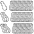 60PCS M6 Heavy Duty Carabiner Clip, 2.36Inch Snap Hook Quick Link Small by XHAMXE