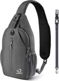 WATERFLY Small Hiking Sling Bag: Crossbody Sling Backpack Chest Bag Daypack by Waterfly