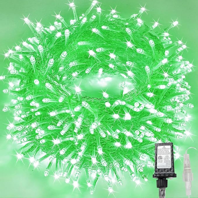 88FT 240LED Extra-Long Connectable String Lights Indoor Outdoor Clear Wire by KAQ