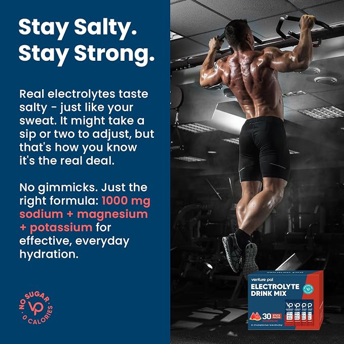 Venture Pal High Sodium Sugar Free Electrolytes Powder Packet - Image 3