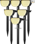 GKGG Solar Lights Outdoor Waterproof IP65, Solar Powered 76 LED 3 Lighting by GKGG