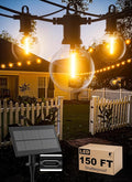 Zuske Solar String Lights Outdoor Waterproof 150FT by Zuske