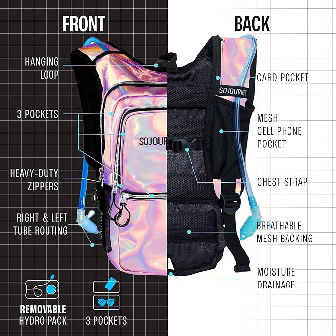 Sojourner Hydration Pack, Hydration Backpack - Image 3
