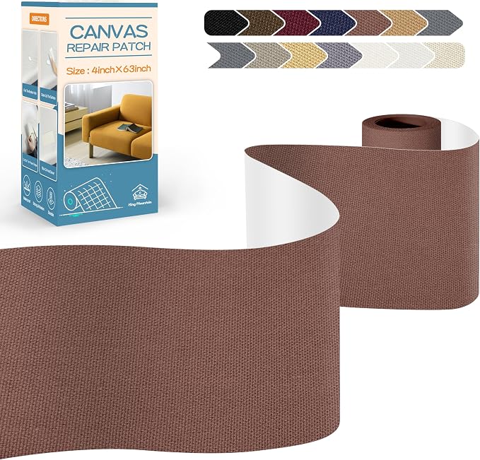 KING MOUNTAIN Canvas Repair Tape, Outdoor Gear Patch, 4×63 Inches, Waterproof by ForABetterHomeLife