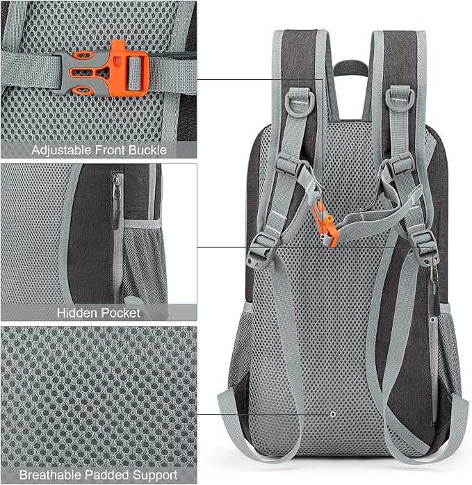 G4Free Mini 10L Hiking Daypack Small Hiking Backpack Cycling Compact Shoulder - Image 5