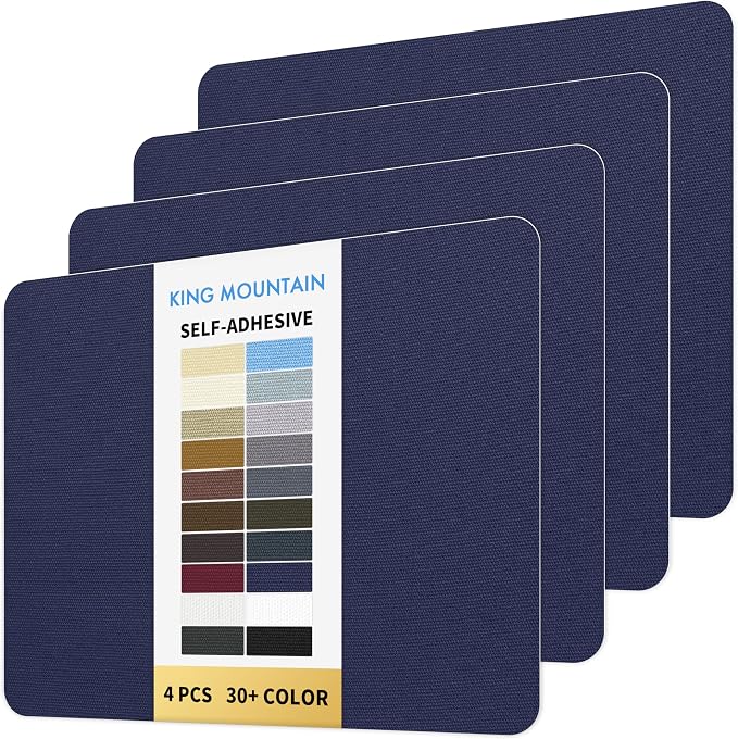 KING MOUNTAIN Canvas Repair Patch 9 x11 Inch 4 Pcs Self-Adhesive Waterproof by ForABetterHomeLife