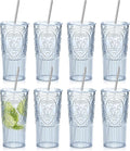 8 Set 20oz Vintage Plastic Tumbler by Unknown